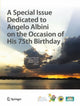 Book cover of: Special Issue Dedicated to Angelo Albini on the Occasion of His 75th Birthday. By: Maurizio Fagnoni