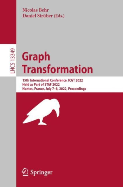 Book cover of: Graph Transformation. By: Nicolas Behr