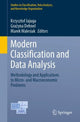 Book cover of: Modern Classification and Data Analysis. By: Krzysztof Jajuga