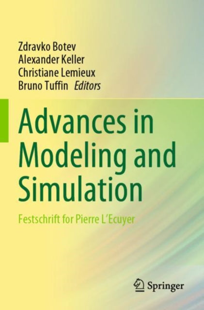 Book cover of: Advances in Modeling and Simulation. By: Zdravko Botev