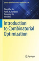 Book cover of: Introduction to Combinatorial Optimization. By: Ding-Zhu Du