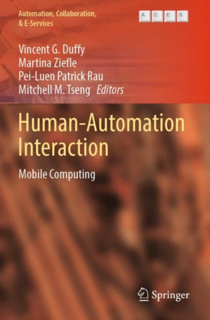 Book cover of: Human-Automation Interaction. By: Vincent G. Duffy
