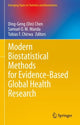 Book cover of: Modern Biostatistical Methods for Evidence-Based Global Health Research. By: Ding-Geng (Din) Chen