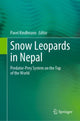 Book cover of: Snow Leopards in Nepal. By: Pavel Kindlmann