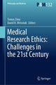 Book cover of: Medical Research Ethics: Challenges in the 21st Century. By: Tomas Zima