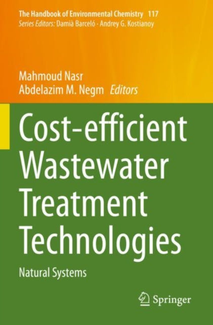 Book cover of: Cost-efficient Wastewater Treatment Technologies. By: Mahmoud Nasr