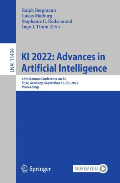 Book cover of: KI 2022: Advances in Artificial Intelligence. By: Ralph Bergmann