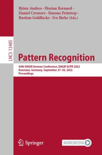 Book cover of: Pattern Recognition. By: Bjö Andres