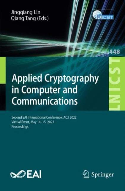 Book cover of: Applied Cryptography in Computer and Communications. By: Jingqiang Lin