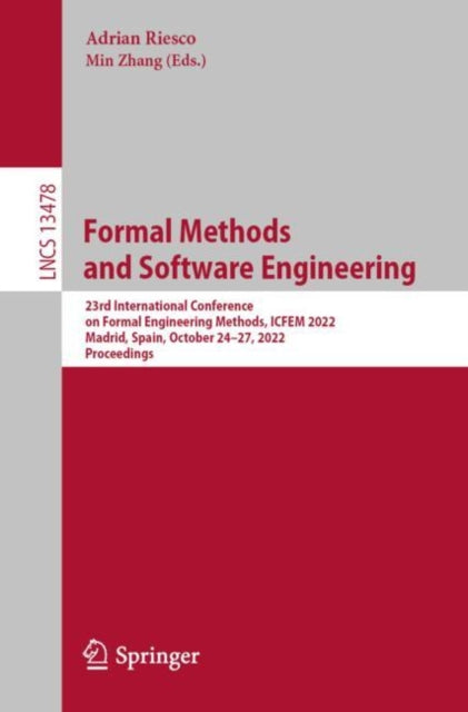 Book cover of: Formal Methods  and Software Engineering. By: Adrian Riesco