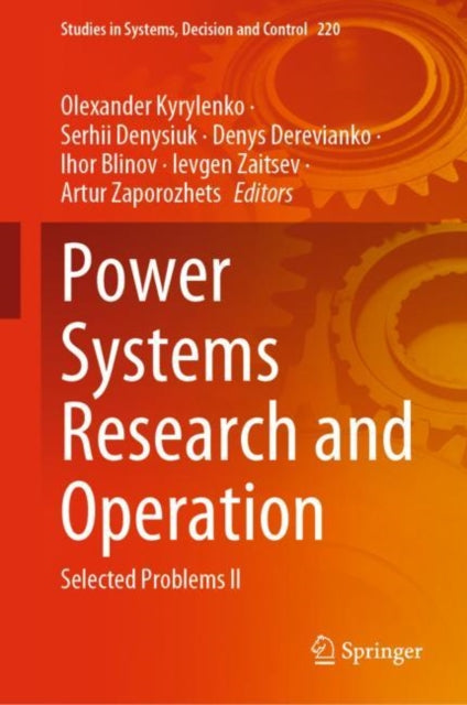 Book cover of: Power Systems Research and Operation. By: Olexander Kyrylenko