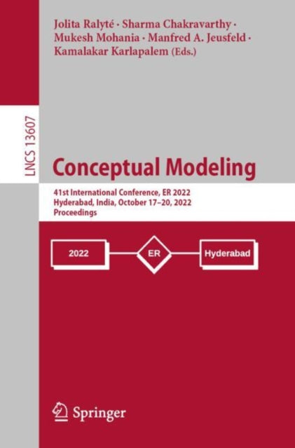 Book cover of: Conceptual Modeling. By: Jolita Ralyté