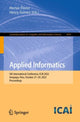 Book cover of: Applied Informatics. By: Hector Florez