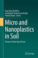 Book cover of: Micro and Nanoplastics in Soil. By: Naga Raju Maddela