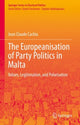 Book cover of: Europeanisation of Party Politics in Malta. By: Jean Claude Cachia
