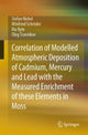 Book cover of: Correlation of Modelled Atmospheric Deposition of Cadmium, Mercury and Lead with the Measured Enrichment of these Elements in Moss. By: Stefan Nickel