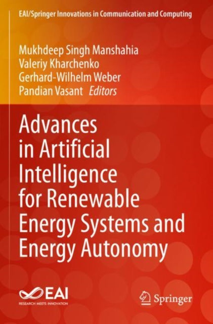 Book cover of: Advances in Artificial Intelligence for Renewable Energy Systems and Energy Autonomy. By: Mukhdeep Singh Manshahia