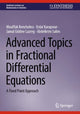 Book cover of: Advanced Topics in Fractional Differential Equations. By: Mouffak Benchohra
