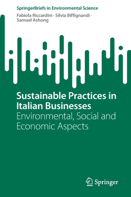 Book cover of: Sustainable Practices in Italian Businesses. By: Fabiola Riccardini