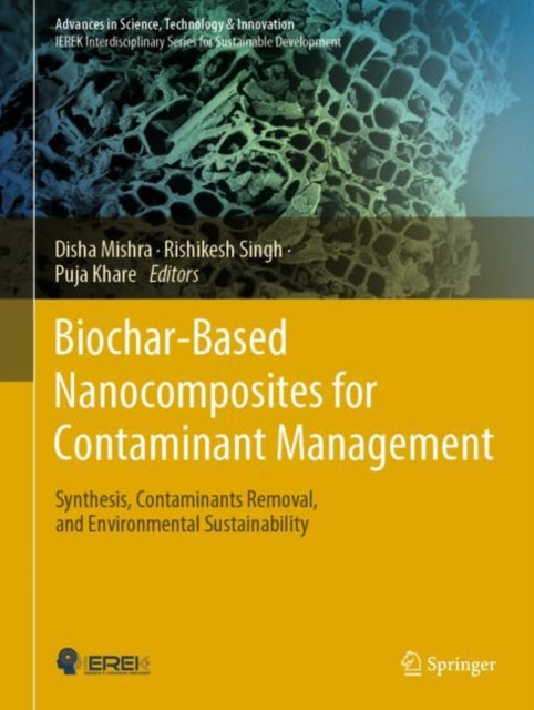 Book cover of: Biochar-Based Nanocomposites for Contaminant Management. By: Disha Mishra