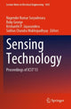 Book cover of: Sensing Technology