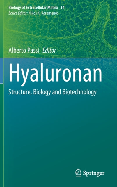 Book cover of: Hyaluronan. By: Alberto Passi