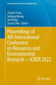 Book cover of: Proceedings of 4th International Conference on Resources and Environmental Research—ICRER 2022. By: Chaolei Yuan