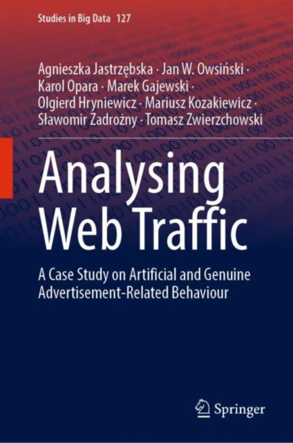 Book cover of: Analysing Web Traffic. By: Agnieszka Jastrzębska
