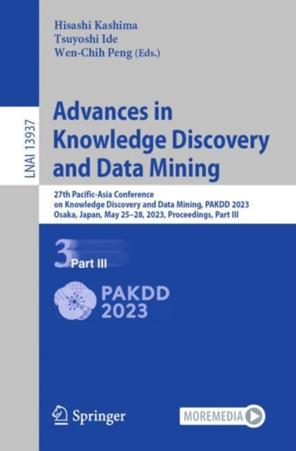 Book cover of: Advances in Knowledge Discovery and Data Mining. By: Hisashi Kashima