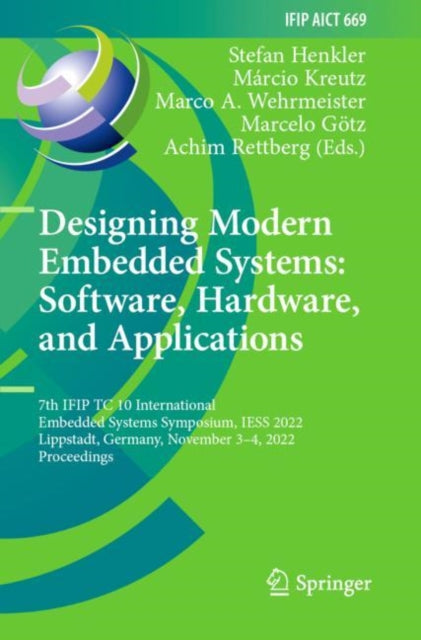 Book cover of: Designing Modern Embedded Systems: Software, Hardware, and Applications. By: Stefan Henkler