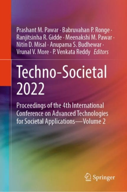 Book cover of: Techno-Societal 2022. By: Prashant M. Pawar