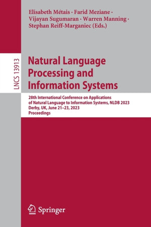 Natural Language Processing and Information Systems
