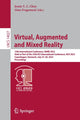 Book cover of: Virtual, Augmented and Mixed Reality. By: Jessie Y. C. Chen