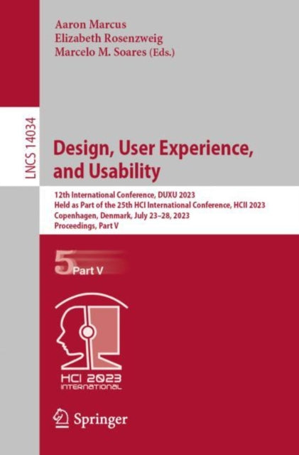 Book cover of: Design, User Experience, and Usability. By: Aaron Marcus