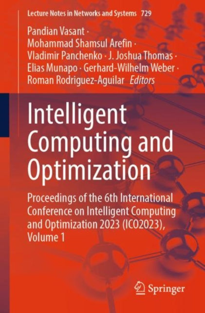 Book cover of: Intelligent Computing and Optimization. By: Pandian Vasant