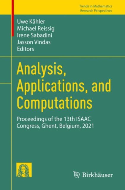 Book cover of: Analysis, Applications, and Computations. By: Uwe Kähler