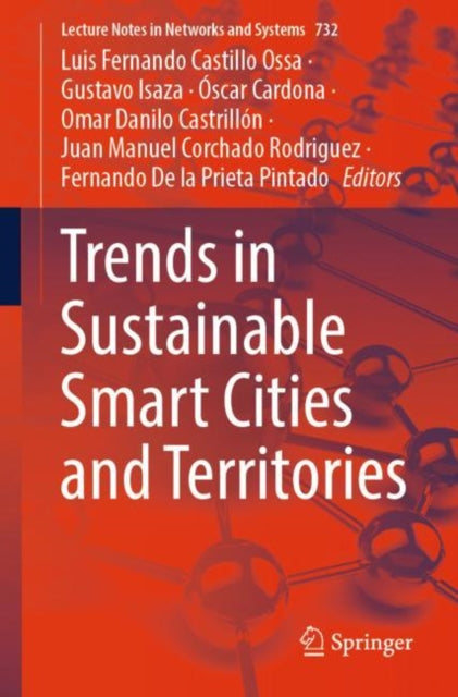 Book cover of: Trends in Sustainable Smart Cities and Territories. By: Luis Fernando Castillo Ossa
