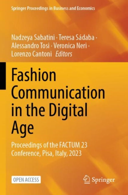 Book cover of: Fashion Communication in the Digital Age. By: Nadzeya Sabatini