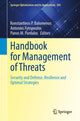 Book cover of: Handbook for Management of Threats. By: Konstantinos P. Balomenos
