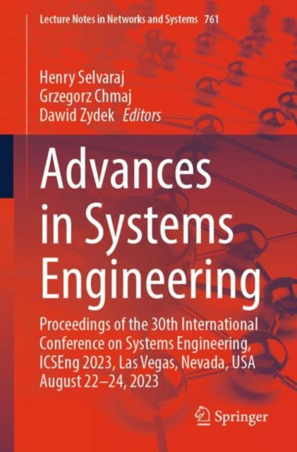 Book cover of: Advances in Systems Engineering. By: Henry Selvaraj