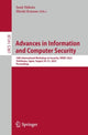 Book cover of: Advances in Information and Computer Security. By: Junji Shikata