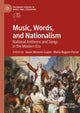 Book cover of: Music, Words, and Nationalism. By: Javier Moreno-Luzón