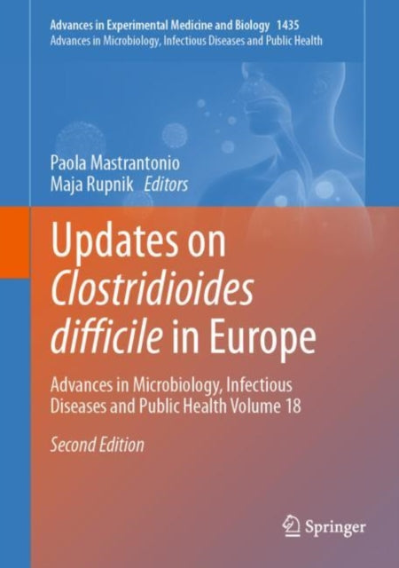 Book cover of: Updates on Clostridioides difficile in Europe. By: Paola Mastrantonio