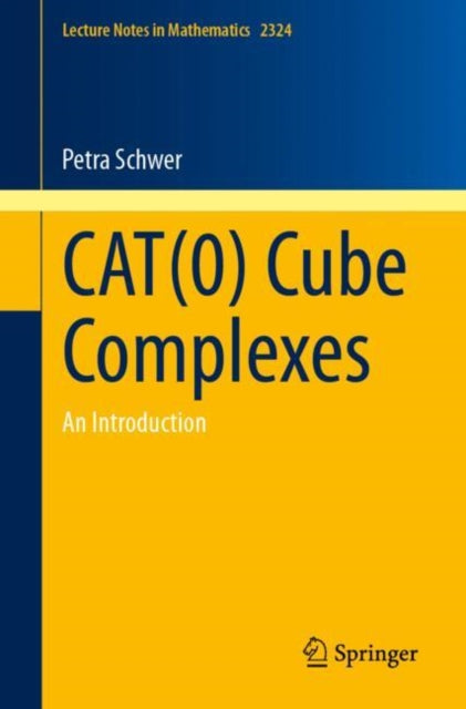 Book cover of: CAT(0) Cube Complexes. By: Petra Schwer