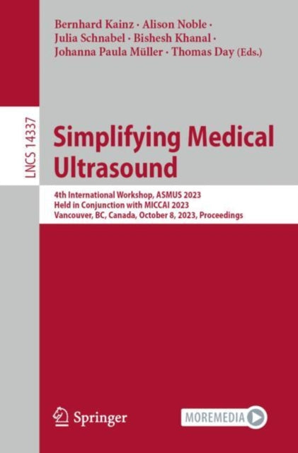 Book cover of: Simplifying Medical Ultrasound. By: Johanna P. Müller