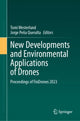 Book cover of: New Developments and Environmental Applications of Drones. By: Tomi Westerlund