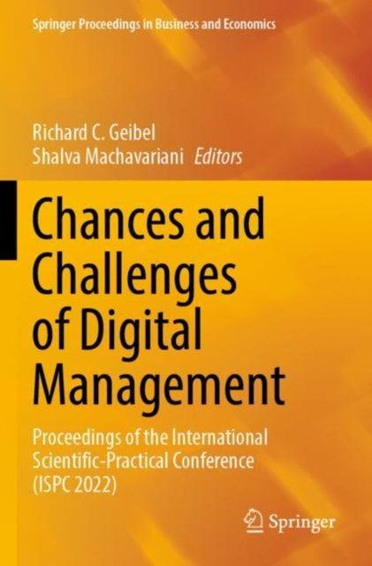 Book cover of: Chances and Challenges of Digital Management
