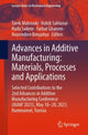 Book cover of: Advances in Additive Manufacturing: Materials, Processes and Applications