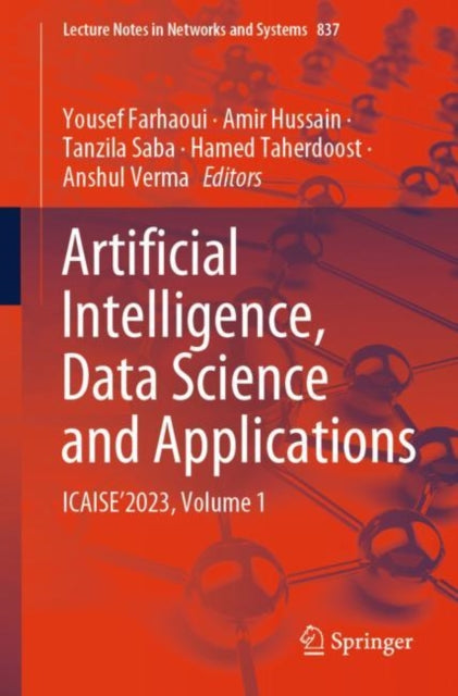 Book cover of: Artificial Intelligence, Data Science and Applications. By: Yousef Farhaoui
