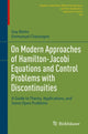 Book cover of: On Modern Approaches of Hamilton-Jacobi Equations and Control Problems with Discontinuities. By: Guy Barles